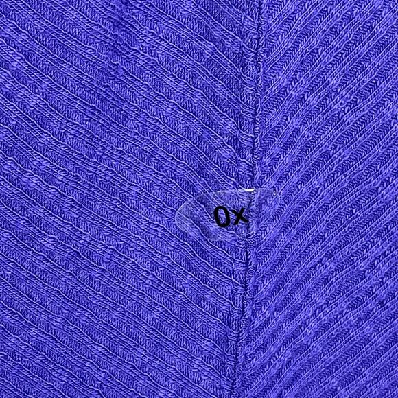 Maurice’s Ribbed Purple V Neck Panel Knit Tank Top Textured Corset Plus Size 0X - Picture 4 of 7